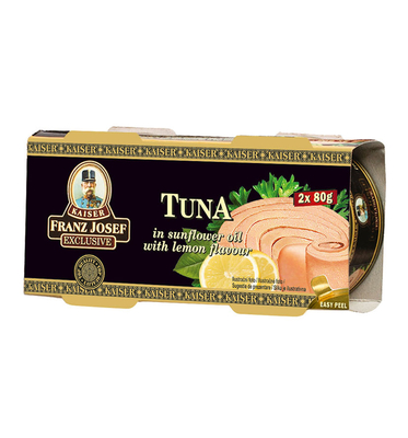 Tuna odrezak u suncokretovom ulju s limunom 2x80g